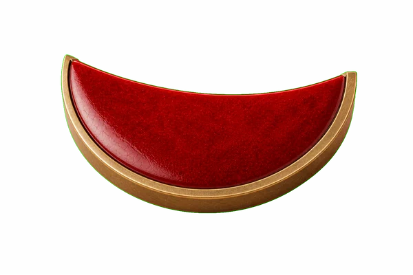 Red crescent moon block